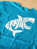 Erratic Shark Tee (Turquoise)