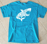 Erratic Shark Tee (Turquoise)