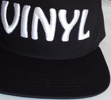 VINYL - Black  Snapback hat