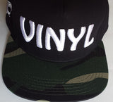 VINYL - Black / Camo Snapback hat