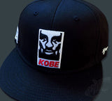 KobeY Black Snapback hat (Red/White)